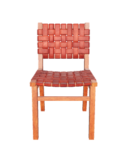 Stylish Woven Dining Chair 3D - Furniture 3D Model