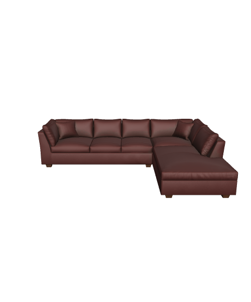 Modern L-Shape Sofa Model - 3D Model