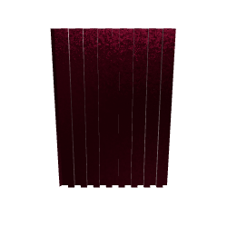 Elegant Red Vertical Panel 3D - 3D Model
