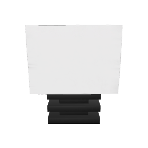 Minimalist Display Stand Model - 3D Model