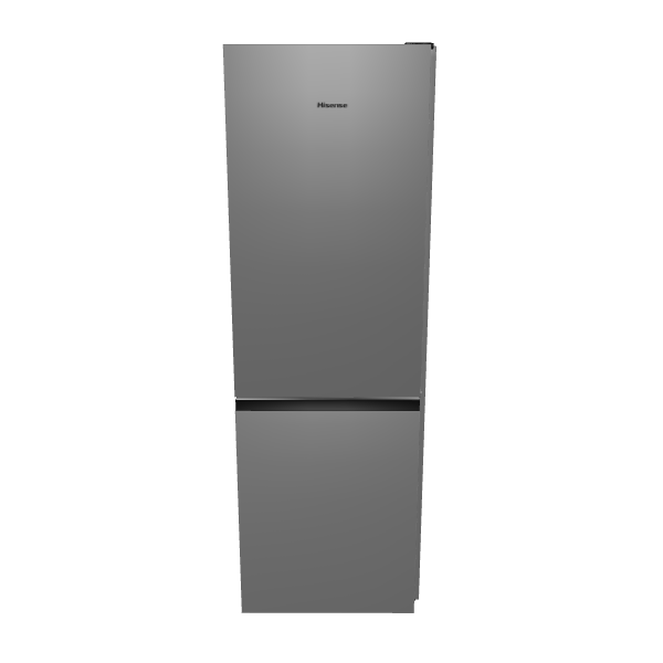 Stylish Stainless Steel Refrigerator 3D - 3D Model