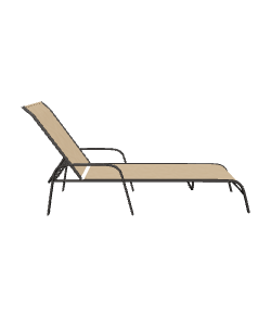 Stylish Outdoor Lounger Model - 3D Model