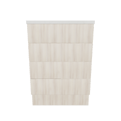 Stylish Modern Chest of Drawers - 3D Model