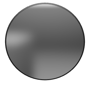 Glossy Round Mirror 3D Model - Furniture 3D Model
