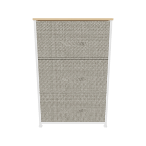 Modern 3-Drawer Chest 3D Model - Furniture 3D Model