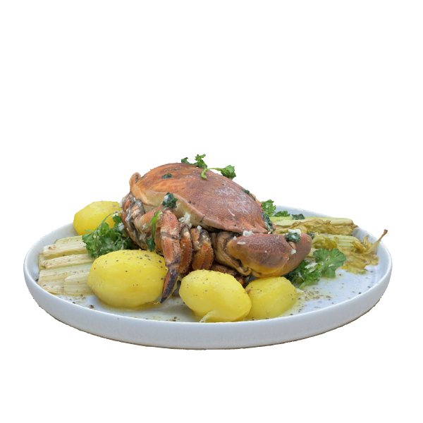 Realistic Crab Dish 3D Model - 3D Model