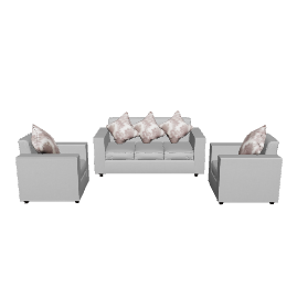 Stylish Modern Sofa Set 3D - 3D Model