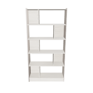 Stylish Modern Bookshelf 3D - 3D Model