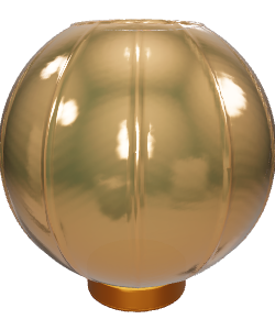 Glossy Decorative Lantern 3D Model - Interior 3D Model