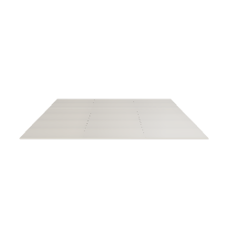 Minimalist White Floor Panel 3D - 3D Model