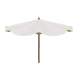 Stylish Outdoor Patio Umbrella 3D - Furniture 3D Model