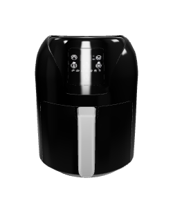 Sleek Black Air Fryer Model - 3D Model