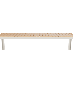 Stylish Wooden Outdoor Bench Model - Furniture 3D Model