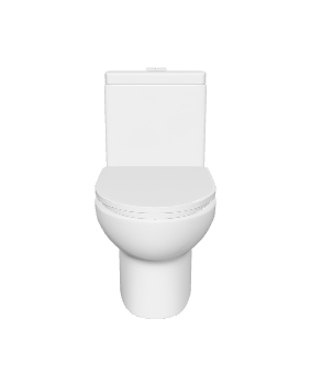 Sleek Modern Toilet 3D Model - Household 3D Model