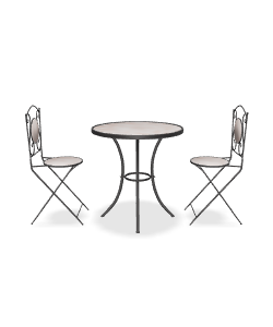 Stylish Bistro Table Set 3D - Furniture 3D Model