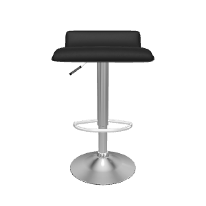 Sleek Modern Bar Stool 3D - 3D Model