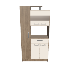 Modern Two-Door Kitchen Cabinet 3D - 3D Model