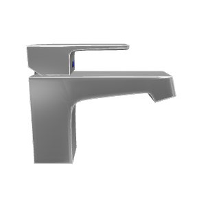Sleek Modern Bathroom Faucet - 3D Model