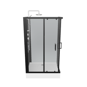 Stylish Shower Enclosure 3D Model - Interior 3D Model