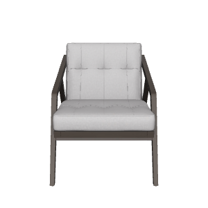 Contemporary Lounge Chair 3D Model - 3D Model