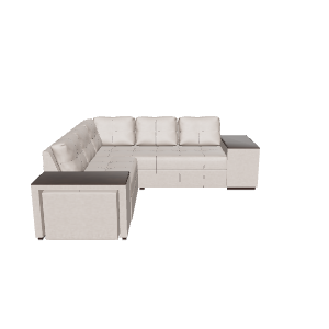 Contemporary Michelle Sectional Sofa 3D - Furniture 3D Model