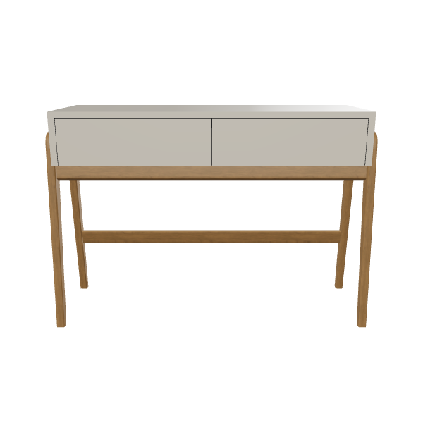 Minimalist Wooden Console Table 3D - 3D Model