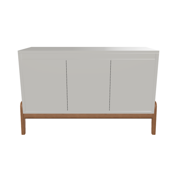 Stylish Modern Wooden Cabinet 3D - Furniture 3D Model