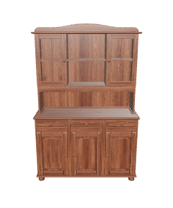 Classic Wooden Cabinet 3D Model - 3D Model