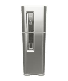 Elegant Stainless Steel Refrigerator Model - 3D Model