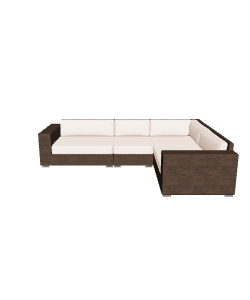 Modern Outdoor Sectional Sofa 3D - 3D Model