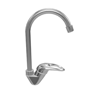 Stylish Kitchen Faucet 3D Model - 3D Model