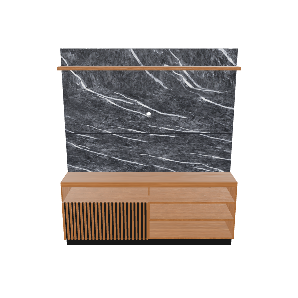 Modern Entertainment Center 3D - 3D Model