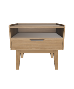 Buró Budapest Nogal 3D Model - 3D Model