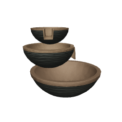 Stylish Tiered Fountain Model - Exterior 3D Model