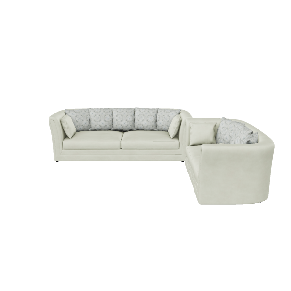 Stylish Sectional Sofa 3D Model - 3D Model
