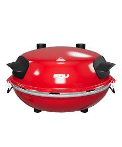 Stylish Red Outdoor Grill 3D - 3D Model