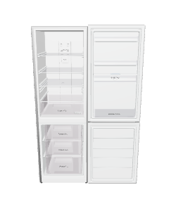 Stylish Dual Door Refrigerator Model - 3D Model