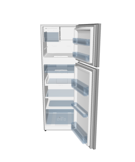 Modern Refrigerator 3D Model - 3D Model