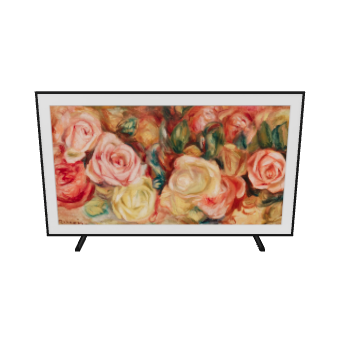 Roses Painting 3D Model - 3D Model