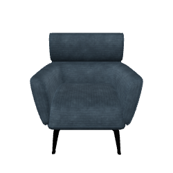 Stylish Modern Armchair Model - 3D Model