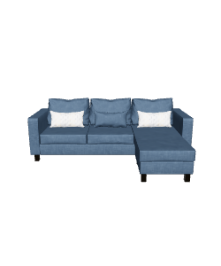Modern L-Shaped Sofa 3D Model - 3D Model
