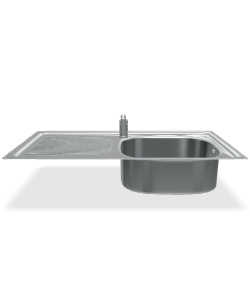 Stylish Kitchen Sink Model 3D - Household 3D Model