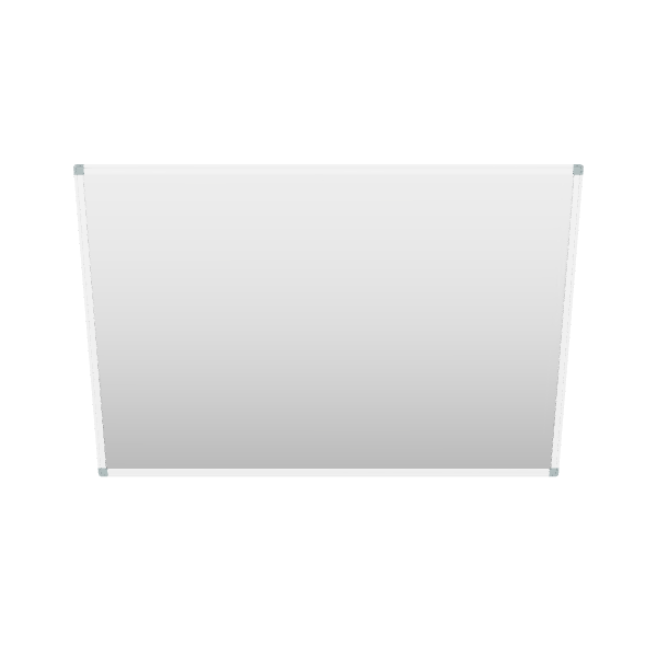 Minimalist Blank Display Board 3D - Prop 3D Model