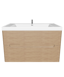 Elegant Wooden Bathtub Model - 3D Model