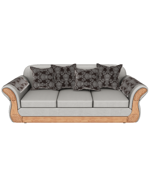 Sofa Irlanda 3-Cuerpos Model 3D - 3D Model