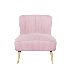 Stylish Pink Accent Chair 3D - 3D Model