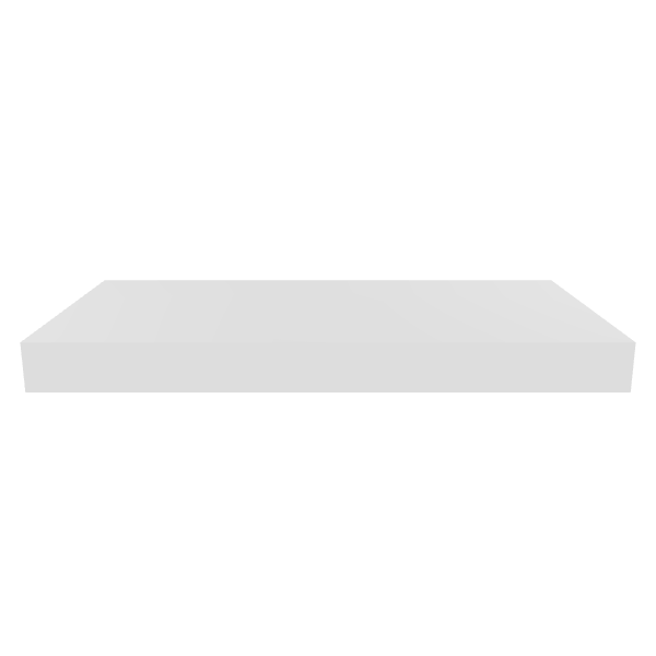 Minimalist White Table Model - 3D Model