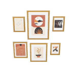 Betina Decorative Wall Art 3D - 3D Model