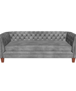 Elegant Chesterfield Sofa Model - Furniture 3D Model