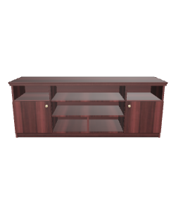 Stylish Wooden Entertainment Center 3D - 3D Model